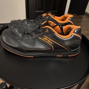 Strikeforce KR Bowling Shoes Black And Orange Flexside Technology Men's 11.5